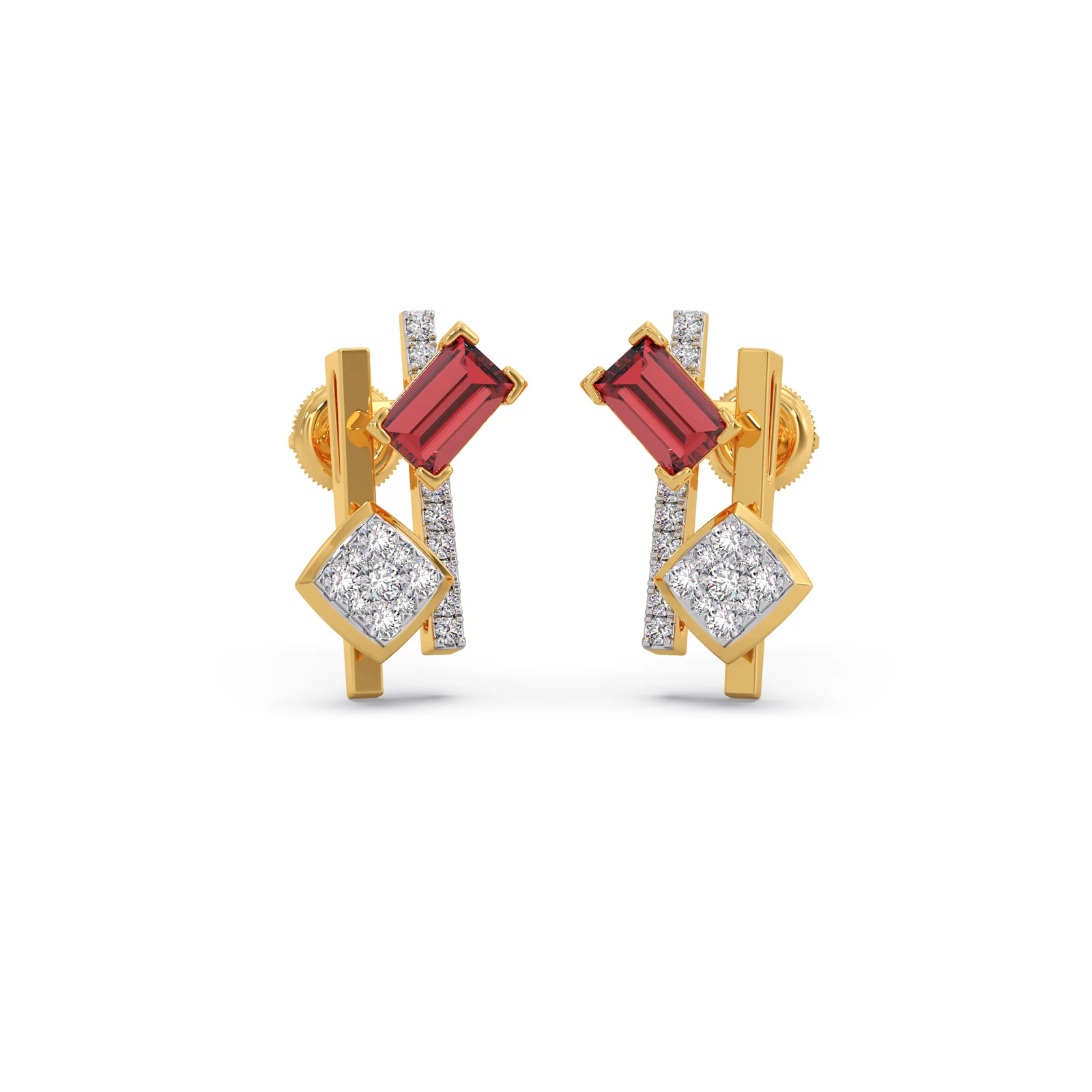 Pearl Drop Diamond Earrings